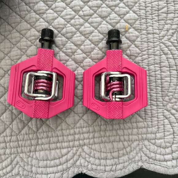 Giro Unisex Cycling Shoes Sz. 41 (Women 8.5/Men 7)-Crank Bros Clip InPedals EUC - Picture 5 of 11